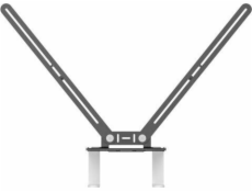 Logitech TV Mount For Video Bars - Úchyt fotoaparátu - montáž pod monitor, montáž nad monitor - pre Logitech Rally Bar All-In-One Video Bar pre Midsize Rooms; Room Solution Large