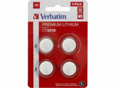 VERBATIM Lithium baterie CR2016 3V 4 Pack