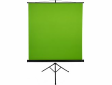 AROZZI Green Screen/ zelené plátno pro fotografy a streamery/ mobilní trojnožka 90  (228 cm)/ 157 x 157 cm/ case černý