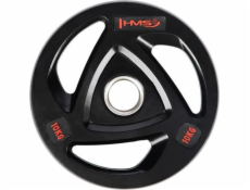 Olympic size 10kg rubberised plate HMS TOX10