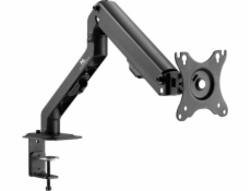 Maclean MC-906 1-komorový držiak monitora s plynovou pružinou 17"-27" stolný držiak rameno monitora otočné naklápacie otočné VESA 75x75 100x100 do 7 kg