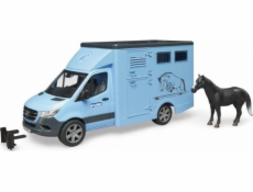 MB Šprintér Tiertransporter mit Pferd, Modellfahrzeug