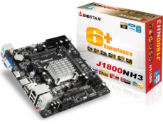 BIOSTAR, Intel J1800, MiniITX, GbE 