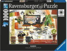 Puzzle 1000 dielikov Eames Design Classics Stoličky do obývačky