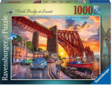 Ravensburger Puzzle 2d 1000 Elements Bridge pri východe slnka