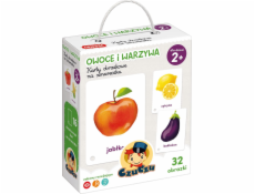 Bright Junior Media CzuCzu Obrázkové karty na provázku Ovoce a zelenina