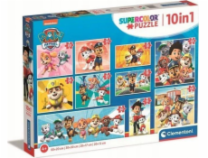Puzzle 10v1 Super Color Paw Patrol