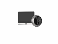 EZVIZ chytrý dveřní videotelefon DP2/ Wi-Fi/ kamera 1080p/ kukátko/ zvonek/ IR do 5 m/ PIR/ LCD 4,3 