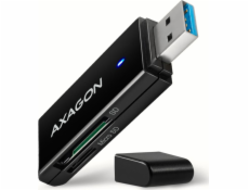 AXAGON CRE-S2N, USB-A 3.2 Gen 1 - SUPERSPEED čtečka karet, 2-slot & lun SD/microSD, podpora UHS-I