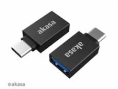 AKASA adaptér USB3.1 Gen2 Type-A na Type-C (F/M), 2ks v balení