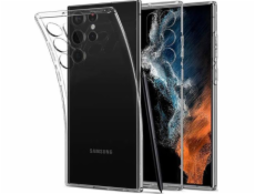 Ochranný kryt Spigen Liquid Crystal pro Samsung Galaxy S22 Ultra transparentní