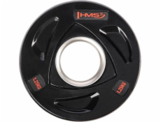 HMS TOX01 Czarny Talerz Olimpijski Ogumowany 1.25 kg