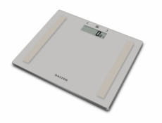 Salter 9113 GY3R Compact Glass Analyser Bathroom Scales - Grey
