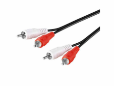 SBOX RCA-101, Kábel 2xRCA samec/2xRCA samec