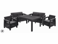 Keter CORFU FIESTA set - antracit + šedé p. grafit