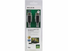 Belkin kabel HDMI HighSpeed 3D s Ethernetem,4K, zlacený - 1m