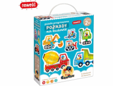 Czuczu Progressive puzzle - Vozidla ve výstavbě