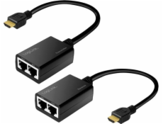 AV LogiLink LogiLink Extender HDMI adaptér až 30 m, 1080p / 60 Hz, 0,3 m