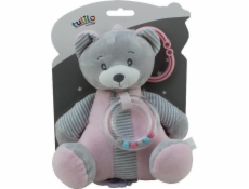 Pozytywka Miś różowy 18 cm