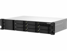 QNAP TS-873AeU-RP-4G (Ryzen 2,2GHz, 4GB RAM, 8xSATA, 2x2,5GbE, 1xPCIe, 2xM.2, 2xzdroj, malá hloubka)