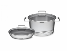 Sada nádobí G21 Gourmet Magic s cedníkem, 4 díly, nerez