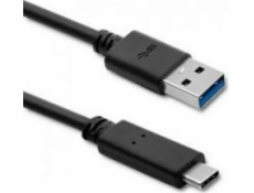 Kabel USB Qoltec USB-A - USB-C 1.8 m Czarny (50363)