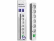 QOLTEC 50292 Power strip 6 sockets 1.8m White-grey