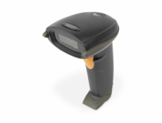 DIGITUS Ručný skener čiarových kódov 1D obojsmerný 200 skenov/s, 2 m kábel USB-RJ45