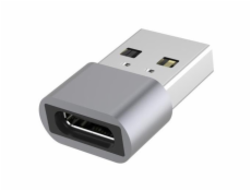 Redukce USB C female - USB2.0 A Male hliníková