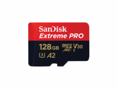 SanDisk micro SDXC karta 128GB Extreme PRO (200 MB/s Class 10, UHS-I U3 V30) + adaptér