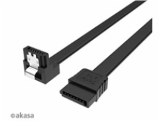 AKASA - Proslim SATA kabel 90° - 100 cm