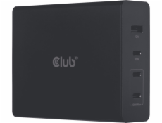 Club3D cestovná nabíjačka 132W GAN technológia, 4xUSB-A a USB-C, PD 3.0 Support