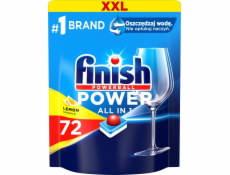 FINISH POWER ALL-IN-1 LEMON - Dishwasher tablets x 72