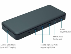 Univerzální dokovací stanice SD4839P USB-C a USB 85W Power Delivery