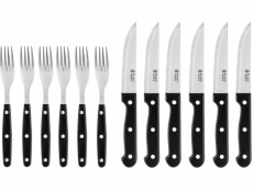 Russell Hobbs RH000431EU Steak knife and fork set 12pcs black