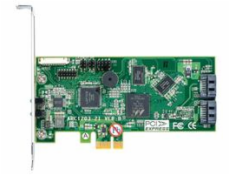 ARECA 2port 6Gb/s SATA PCIe 2.0 x1, RAID Card, 512MB Cache, 2x interní SATA