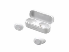 CANYON TWS-1 Bluetooth sportovní sluchátka s mikrofonem, BT V5, nabíjecí pouzdro 300mAh, bílá
