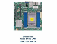 SUPERMICRO MB 1xLGA4189, iC621A, 8x DDR4 ECC, 3xNVMe, 1xNVMe/4xSATA3, M.2, 2x PCIe4.0 x16, 2x 25Gb + 4x 1Gb LAN,IPMI