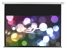 ELITE SCREENS plátno elektrické motorové 135  (342,9 cm)/ 16:9/ 168,1 x 299 cm/ Gain 1,1/ case bílý/ 24  drop