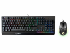 MSI herní set klávesnice s myší VIGOR GK30 COMBO/ drátový/ RGB podsvícení/ USB/ CZ+SK layout