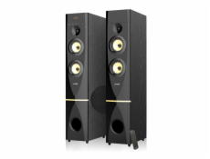 FENDA F&D repro T-88X/ 2.0/ 300W/ černé/ dřevěné/ BT4.2/ FM rádio/ USB/ optický vstup/ dálkové ovládání/ Karaoke
