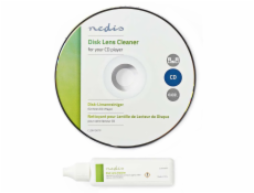 NEDIS sada na snadné a bezpečné čištění optiky CD a DVD přehrávačů/ čistící roztok/ 20ml
