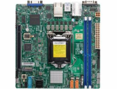 SUPERMICRO MB LGA1200 (Xeon E3-2300), C252, 2xDDR4, 6xSATA3, M.2, 1xPCIe4.0 x16, VGA, 2x LAN, IPMI, mini-ITX