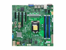 SUPERMICRO MB LGA1200 (Xeon E3-2300), C252, 4xDDR4, 6xSATA3, M.2, 4xPCIe4.0 (x8, 2 x4, x2), VGA, 2x LAN, IPMI