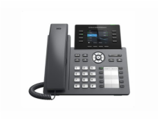 Grandstream GRP2634 SIP telefon, 2.8  TFT bar. displej, 4 SIP účty, 10 pr. tl., 2x10/100Mb, WiFi, BT