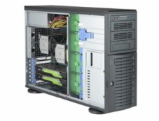 SUPERMICRO Tower/4U 8x 3,5  HS SAS/SATA, 2x 5,25 , 1x 5,25  pro 3,5 , 1200W (80PLUS Platinum), superquiet