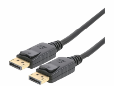 PremiumCord DisplayPort 2.0 přípojný kabel M/M, zlacené konektory, 0,5m