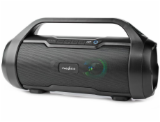 NEDIS párty reproduktor/ 2.0/ výkon 60 W/ Bluetooth/ AUX/ Micro SD/ USB/ 3,5 mm jack/ IPX5/ černý