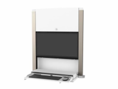 ERGOTRON CareFit™ Enclosure (snow white), uzamykatelný systém na stěnu, mon.(aio) kláv. myš
