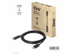 Club3D kabel DP 1.4 na HDMI, 4K120Hz nebo 8K60Hz HDR10, M/M, 3m